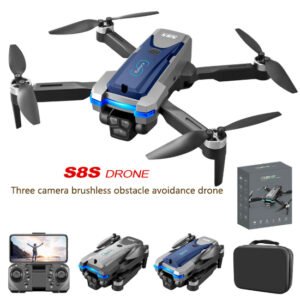 S8S Triple Camera Brushless Foldable Drone 4K Aerial Photography Wholesale