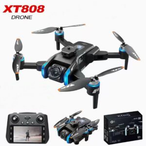 XT808 GPS Drone with 5.9'' Screen Remote 4K Brushless Foldable Wholesale