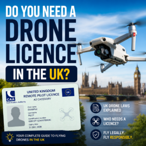 UK drone licence requirements guide with safety rules and legal flying tips