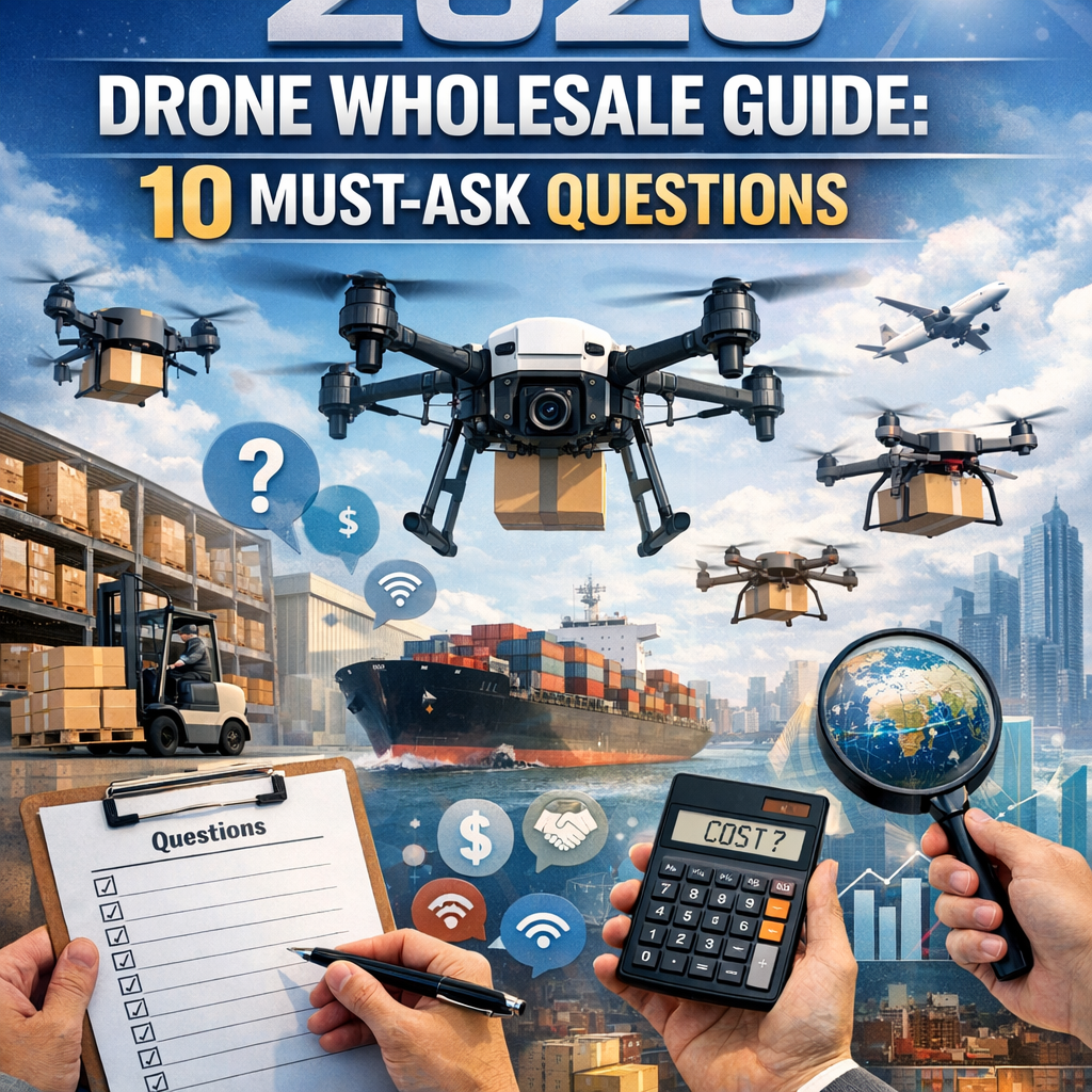 2023 drone wholesale guide with key questions, drones, shipping details, and cost analysis