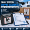 Checklist of drone battery shipping documents for compliant air freight delivery