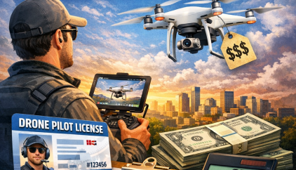 Drone pilot license cost overview for 2024, showing training fees, certification, and budgeting details