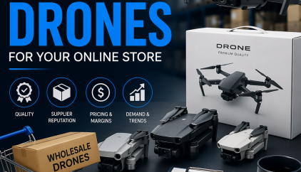 Guide on choosing wholesale drones for an online store, with quality, pricing, and market trend considerations